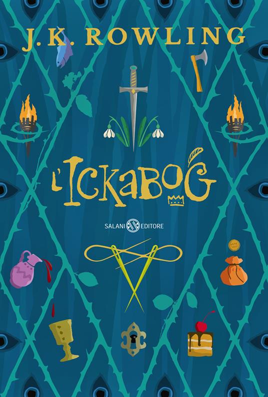 Copertina di L'Ickabog di J.K. Rowling, uno tra i libri fantasy autoconclusivi