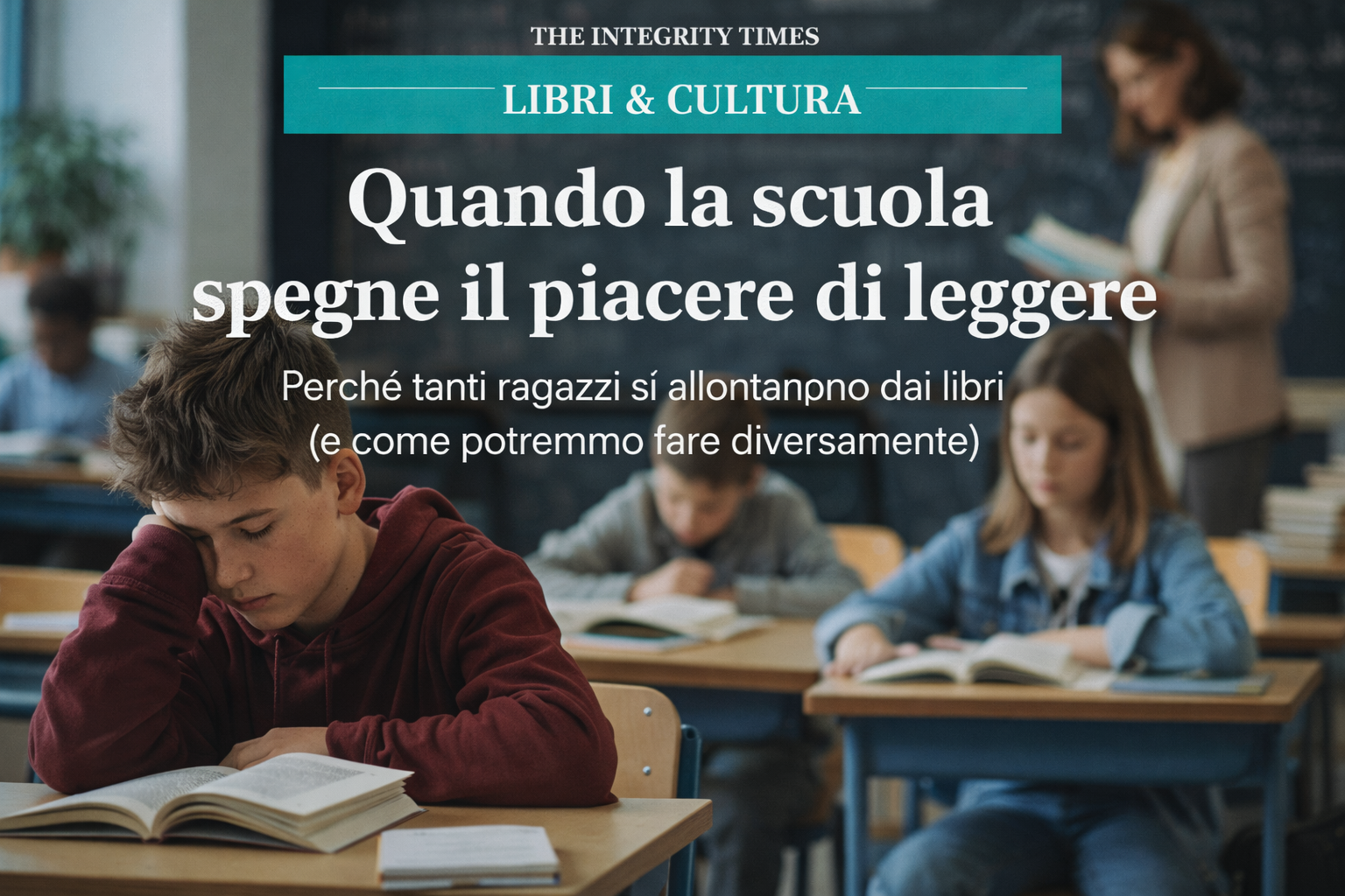 Quando la scuola spegne il piacere di leggere