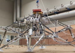 Marte, prove di atterraggio in Italia per la piattaforma di ExoMars   VIDEO
