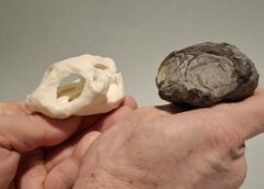 Dalle Prealpi bergamasche il cranio di un antico rettile marino corazzato