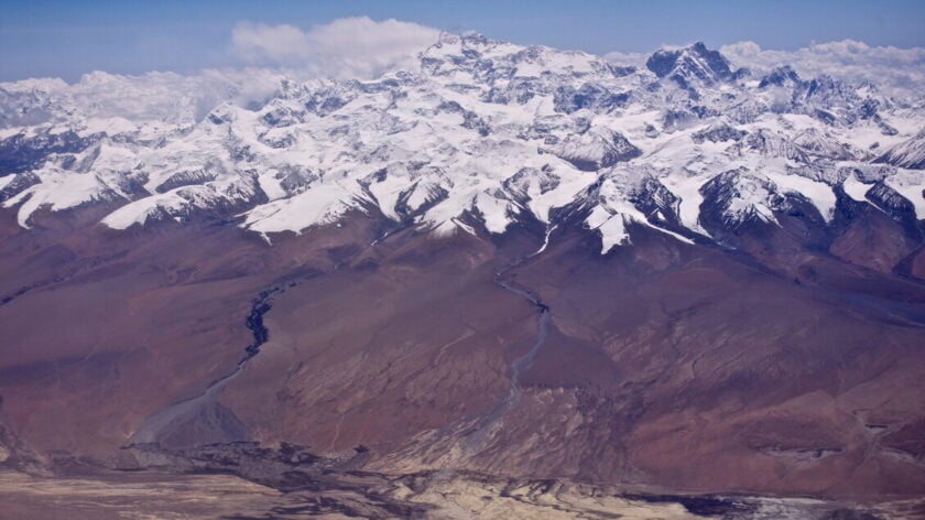 Sull'Himalaya le tracce di due antiche eruzioni marine