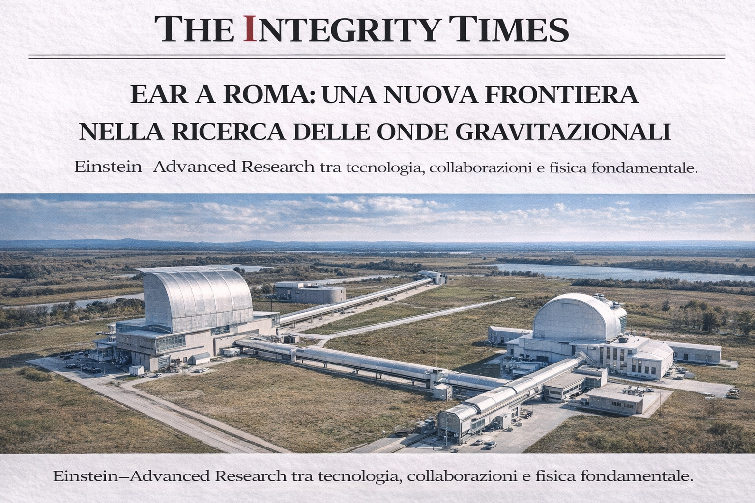 EAR arriva a Roma: una nuova frontiera nella ricerca delle onde gravitazionali