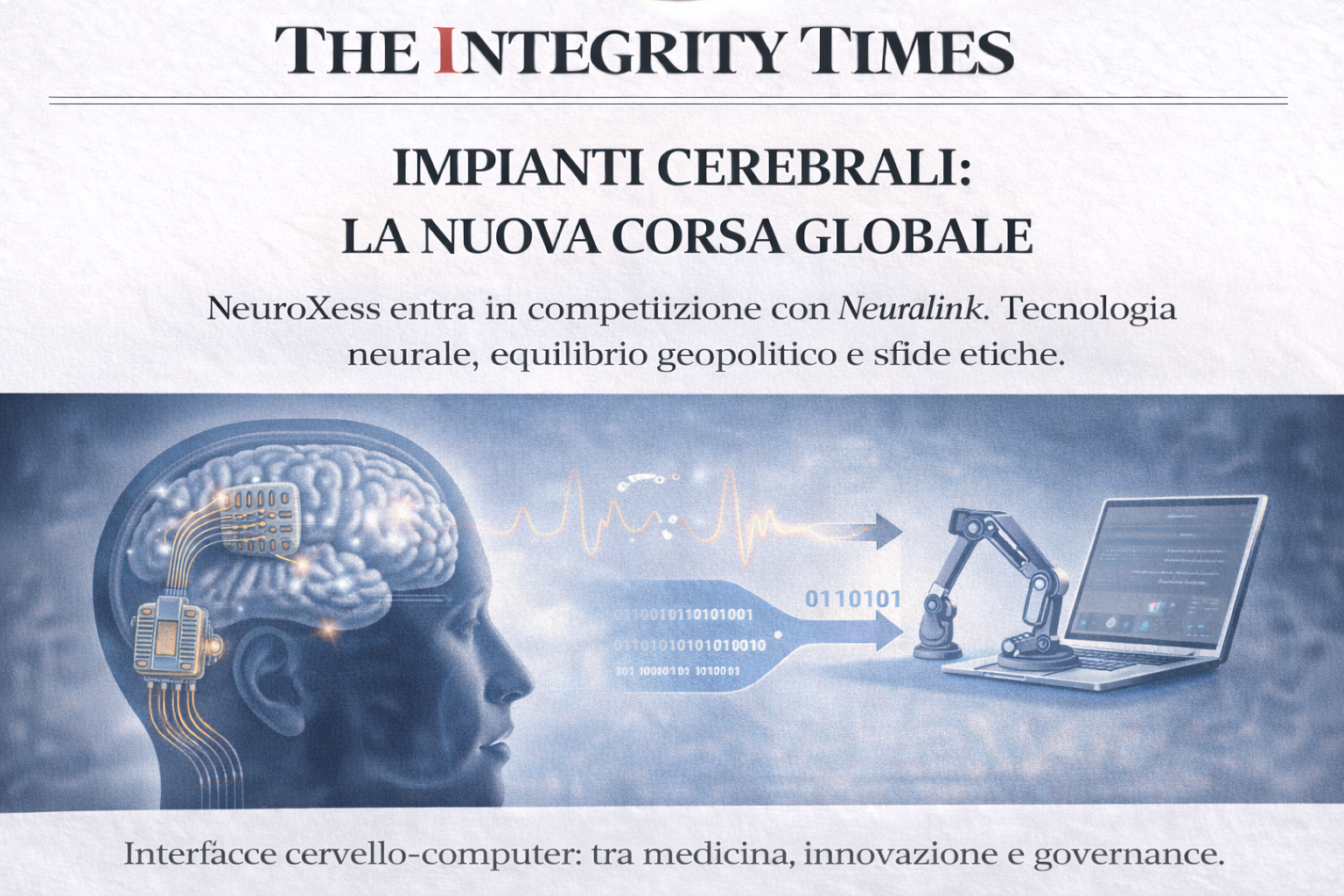 NeuroXess, la Cina entra nella corsa ai “impianti cerebrali”: una sfida globale a Neuralink
