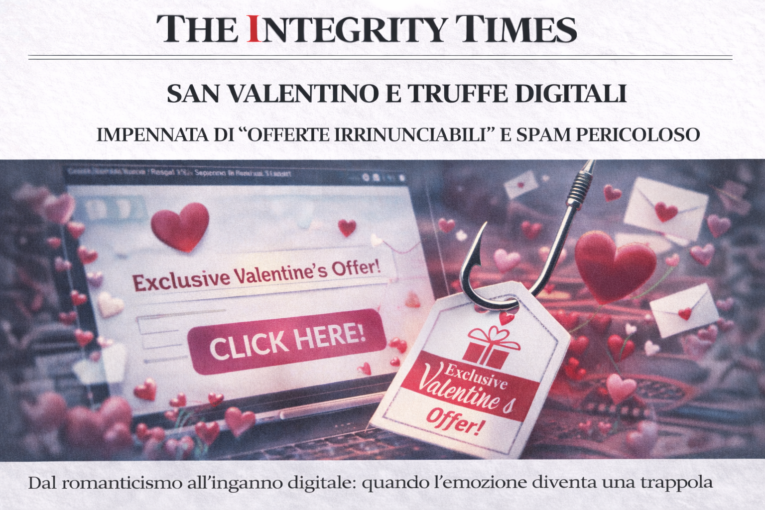San Valentino e truffe digitali: quando amore fa rima con spam e pericolo informatico