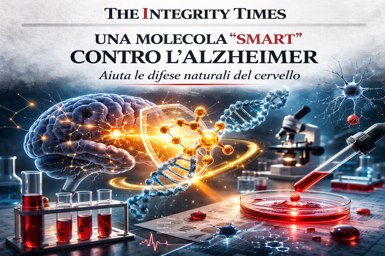 Una “molecola smart” contro l’Alzheimer: quando le difese naturali del cervello ritrovano la loro voce