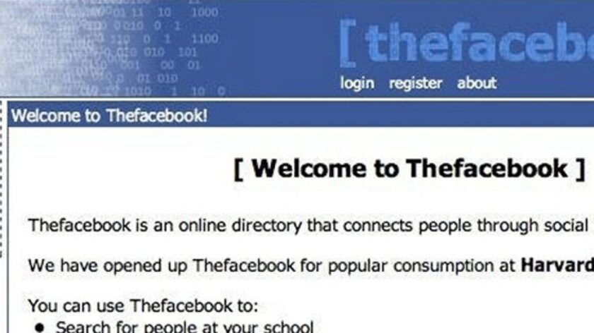 Facebook compie 22 anni, Zuckerberg posta la foto del primo sito