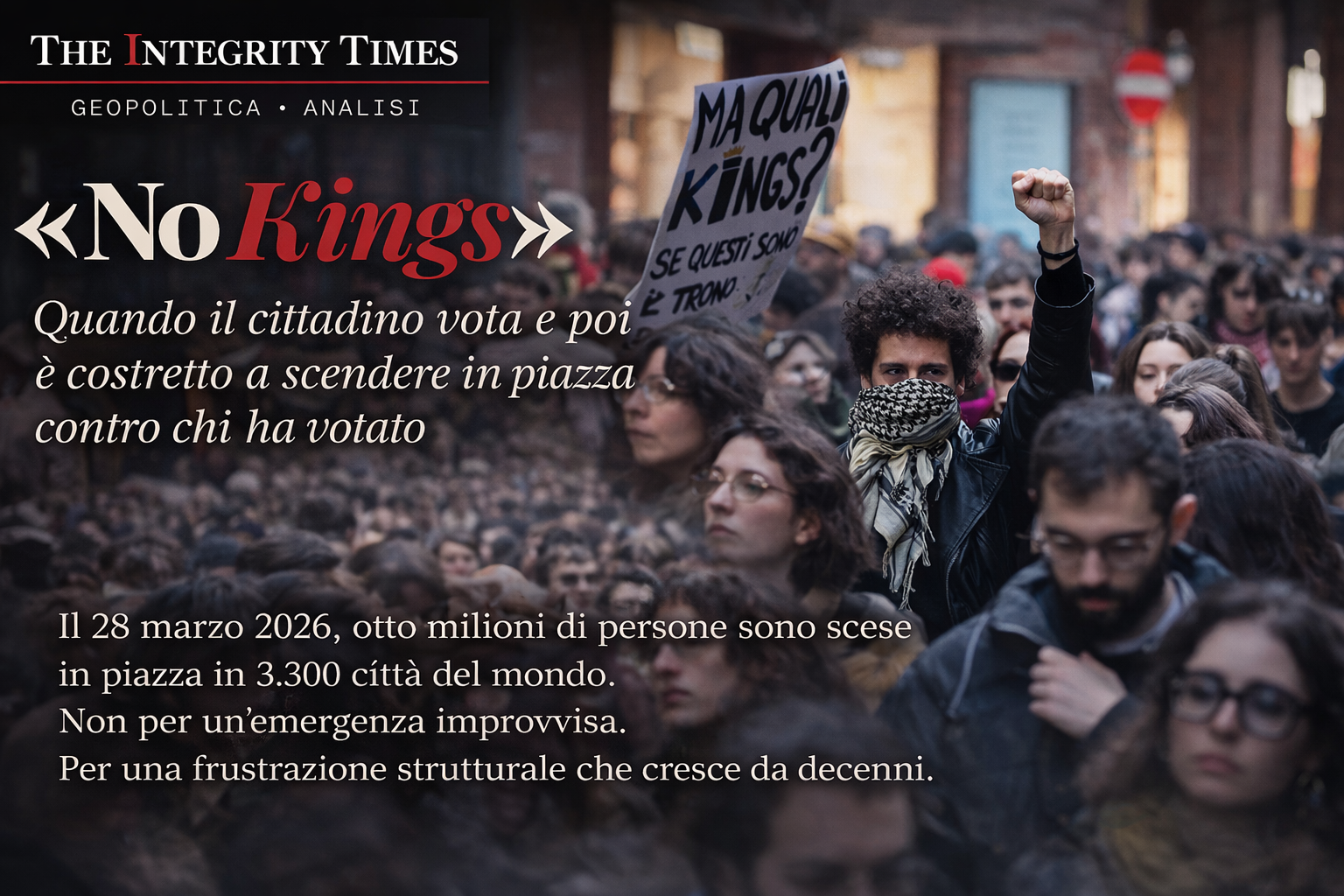 No Kings - Segnali dal popolo Sovrano