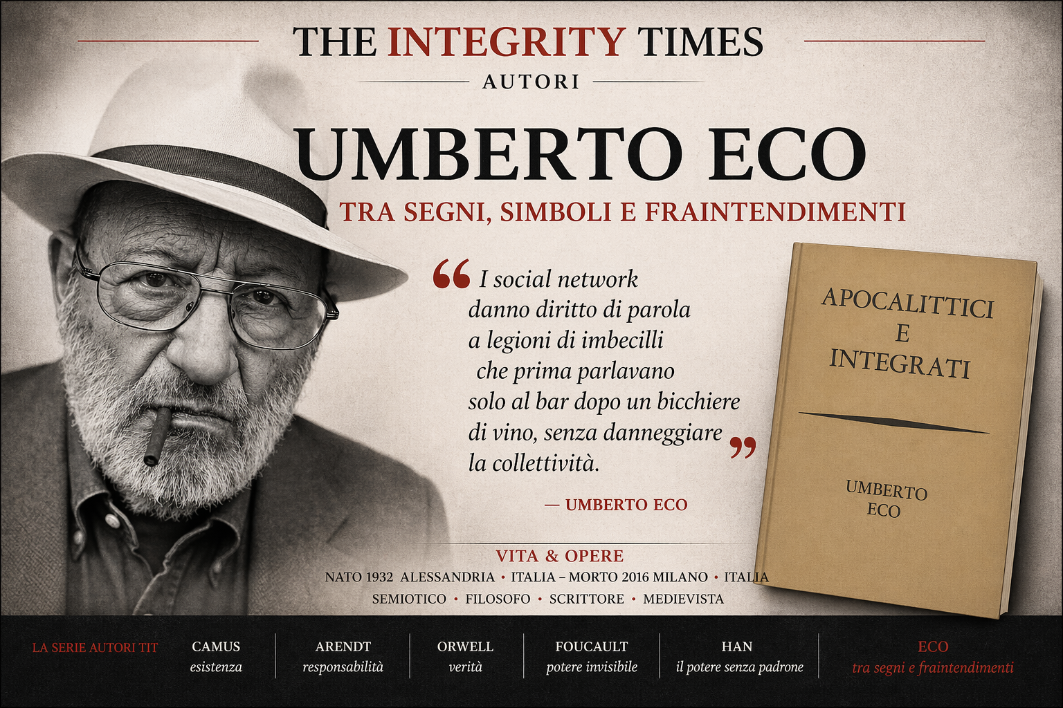 Umberto Eco. Tra Segni, Simboli e Fraintendimenti