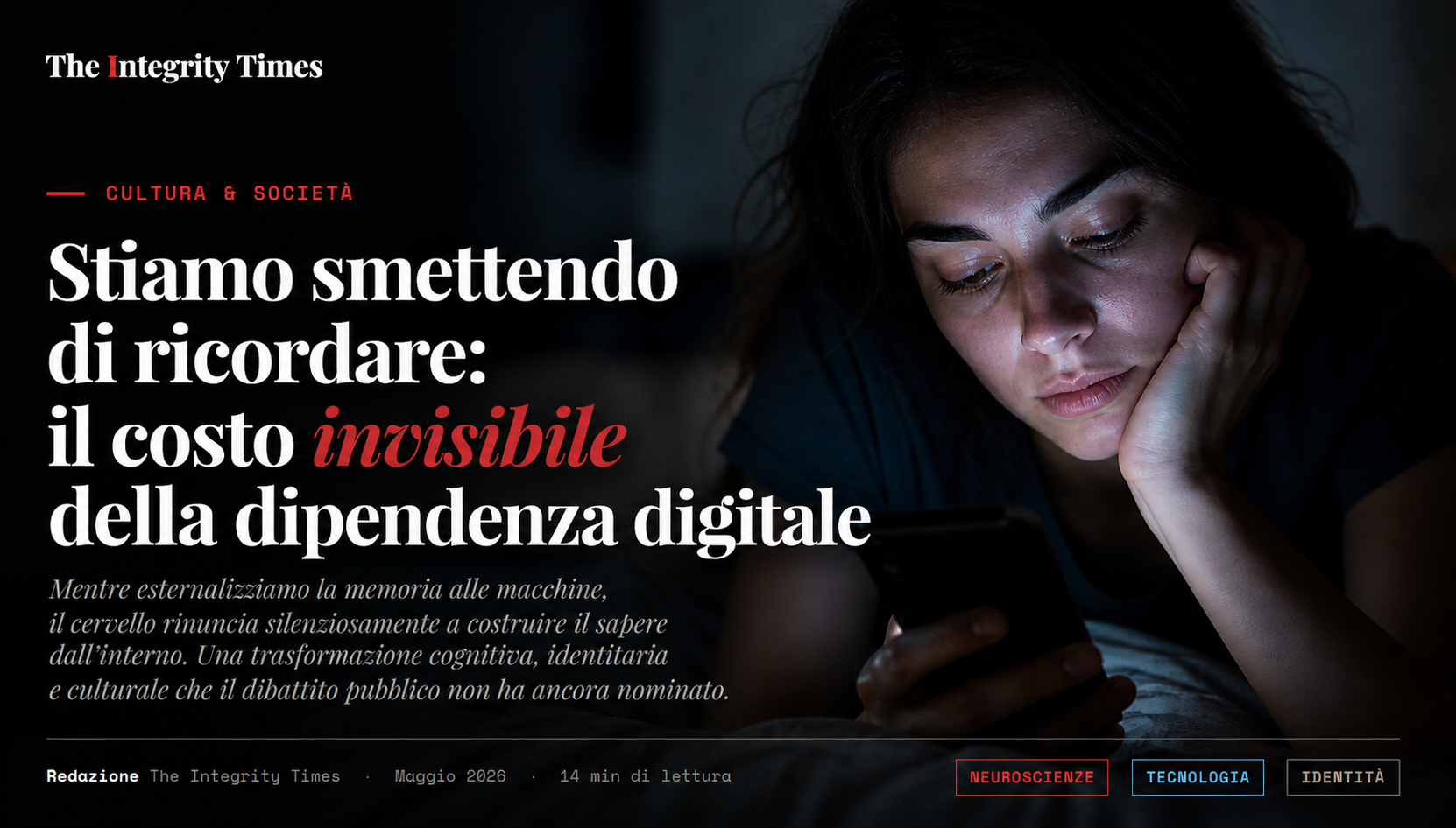 Il costo invisibile della dipendenza digitale